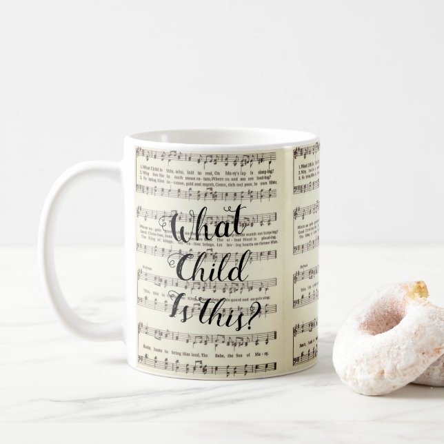 Caneca De Café O Que Criança É Isto (Com Donut)