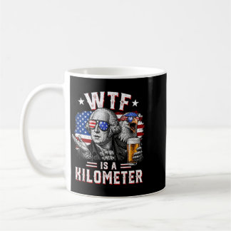 Caneca De Café O Que Diabo É Um Quilômetro Engraçado 4 De Julho E