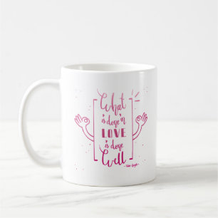 CANECA DE CAFÉ O QUE É FEITO APAIXONADO É FEITO BEM