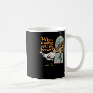 Caneca De Café O Que É Mais É Como Se Vê A Si Próprio Autocolante