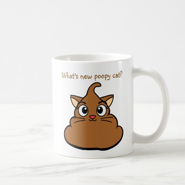 Caneca De Café O que é o novo gato de papoila? (Direita)