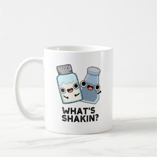 Caneca De Café O que é Sal Engraçado Shakin e Pepper Shaker Pun