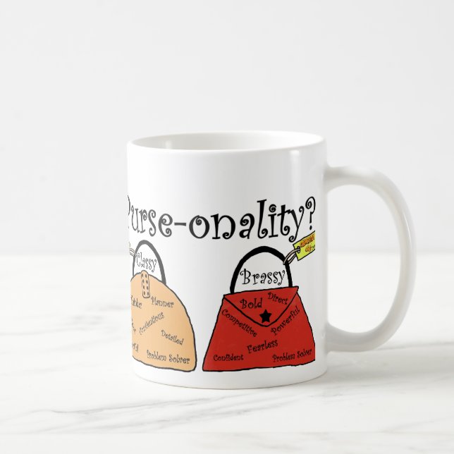 Caneca De Café O que é seu PurseONALITY (Direita)