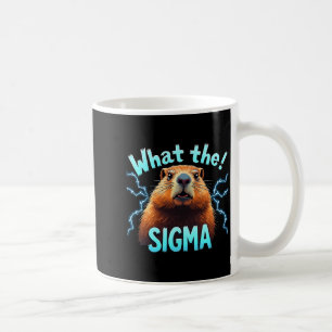 Caneca De Café O que é Sigma Meme Vintage Woodchuck Para Ground-h