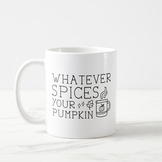 Caneca De Café O Que Espetar Sua Abóbora (Esquerda)