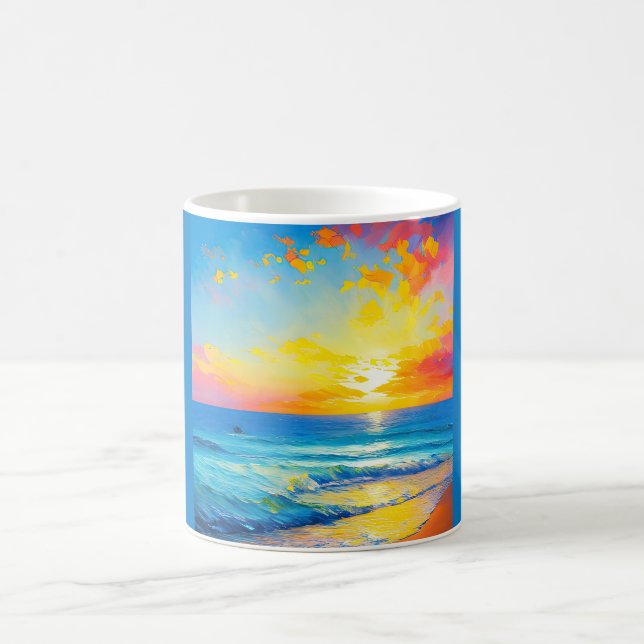 Caneca De Café "O que está na água". (Centro)