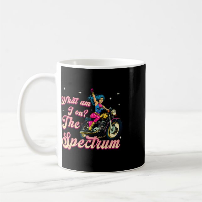 Caneca De Café O Que Eu Estou No Espectro Retro Biker Consciência (Esquerda)