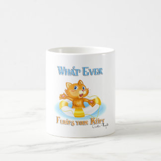 Caneca De Café O que flutuar seu Gatinho