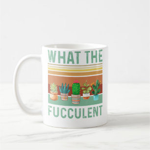 Caneca De Café O Que Fucculent-Cactus Suculentas Plantas Jardim