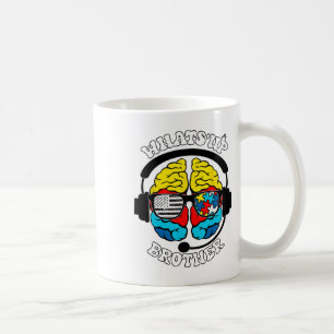 Caneca De Café O que há de melhor, Irmão Neurodiversity Autism Sp
