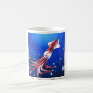 Caneca De Café O que o calamar fez
