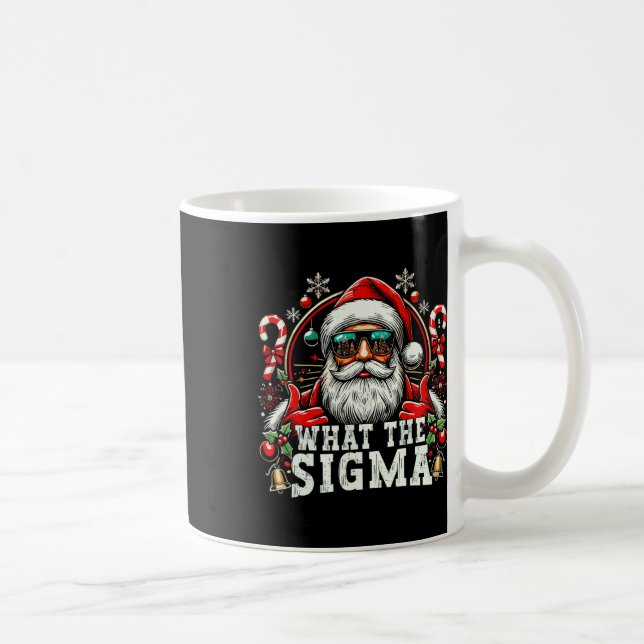 Caneca De Café O Que O Sigma Papai Noel Piada De Natal Meme Natal (Direita)