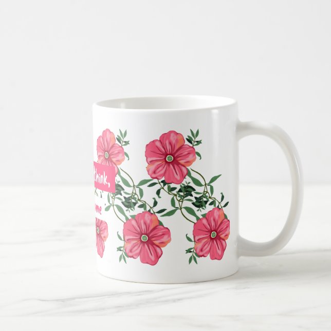 Caneca De Café O Que Pensamos Que Nos Tornamos Trendentes (Direita)