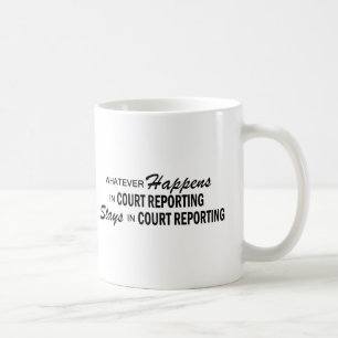 Caneca De Café O que quer que acontece - corteje o relatório