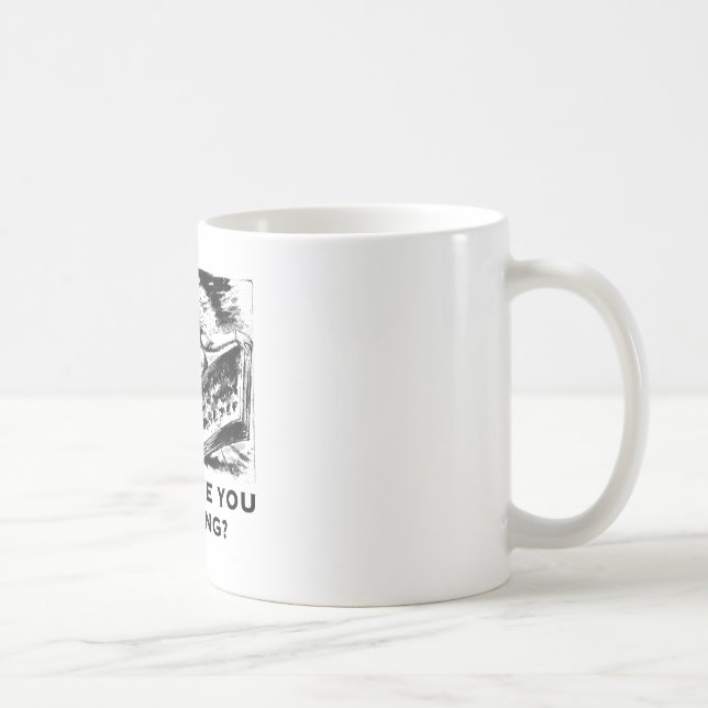 Caneca De Café O que são você que lê Urizen (Direita)