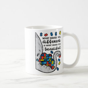 Caneca De Café O Que Te Faz Diferente Autismo Elefante