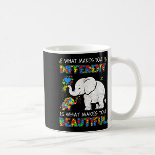 Caneca De Café O que torna diferente lindo consciência do autismo