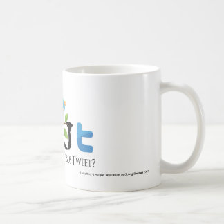 Caneca De Café "O que Tweet de Jesus" nenhuma bolha do discurso