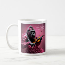 Caneca De Café O Que Você É Arte Cobrir