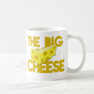 Caneca De Café O QUEIJO GRANDE o design do chefe com queijo!