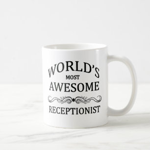 Caneca De Café O recepcionista o mais impressionante do mundo