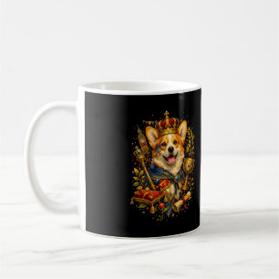 Caneca De Café O Rei Corgi