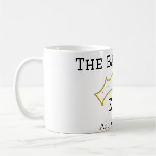 Caneca De Café O rei do churrasco coroa adicionar nome texto cozi