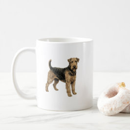 Caneca De Café O Rei dos Terriers – Espírito Airedale em Arte
