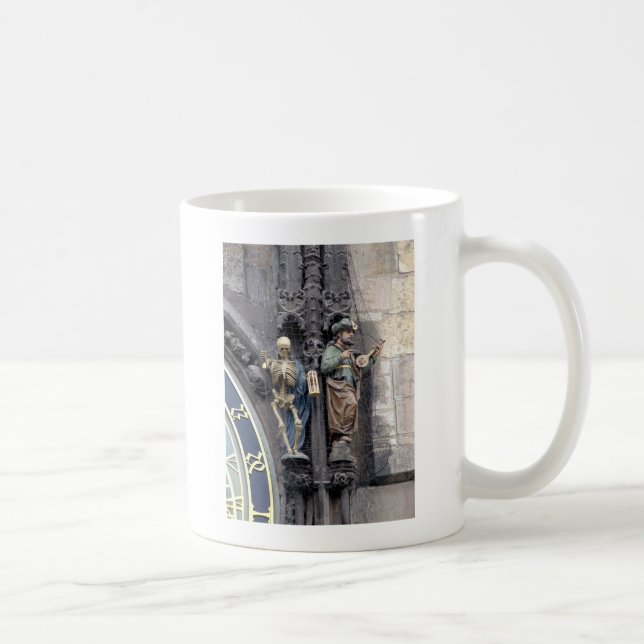 Caneca De Café O relógio astronômico (Direita)