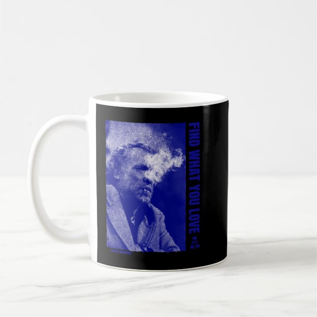 Caneca De Café O Retro Musical Charles Bukowski Oferece Presentes (Esquerda)