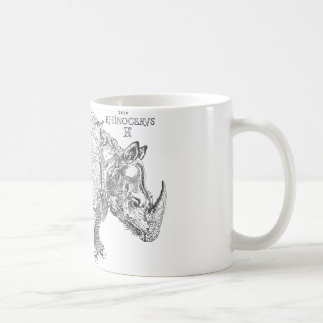 Caneca De Café O rinoceronte de Dürer (Direita)