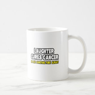 Caneca De Café O riso captura Cancer...