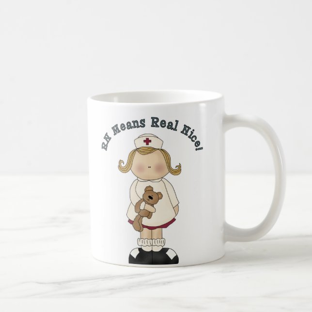 Caneca De Café O Rn significa agradável real (Direita)