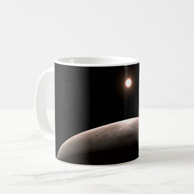 Caneca De Café O Rocky Exoplanla Lhs 475 B E A Sua Estrela Anfitr (Frente Esquerda)