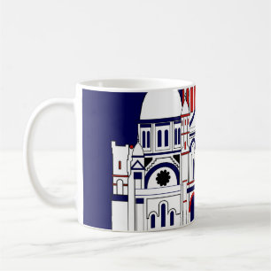 Caneca De Café O Sacre Coeur, Montmartre, Paris, France