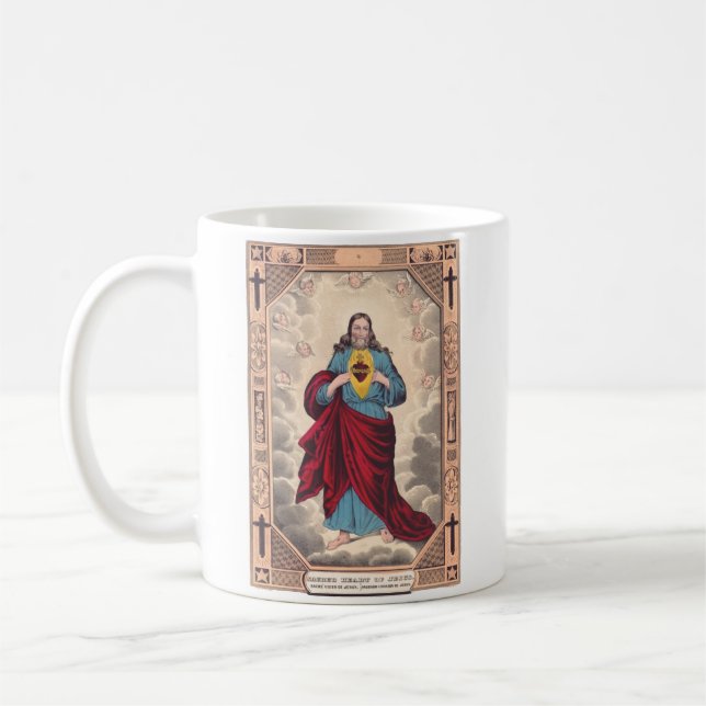 Caneca De Café O Sagrado Coração de Jesus (Esquerda)