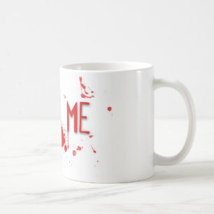 Caneca De Café O sangue verdadeiro "morde-me "