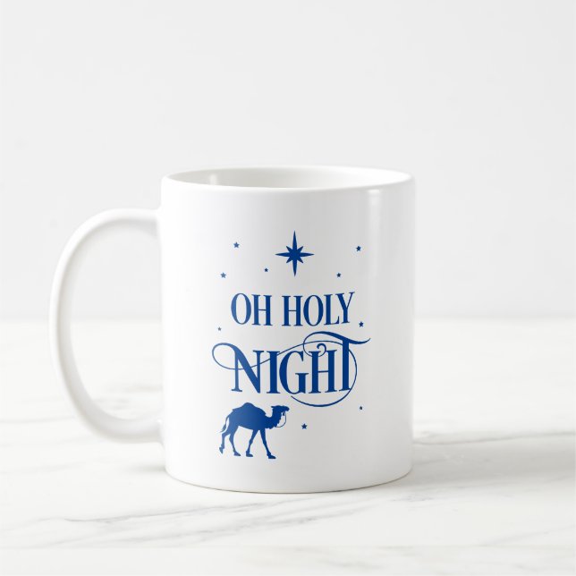 Caneca De Café O Santa Noite Mug (Esquerda)