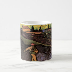Caneca De Café O Semeador: Arredores de Arles por Vincent van Gog