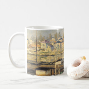 Caneca De Café O Sena em Asnieres, por Claude Monet