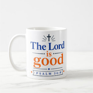 Caneca De Café O Senhor É Bom Citação Moderna das Escrituras