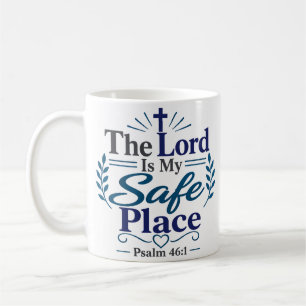 Caneca De Café O Senhor É Meu Lugar Seguro Citação Baseada nas Es