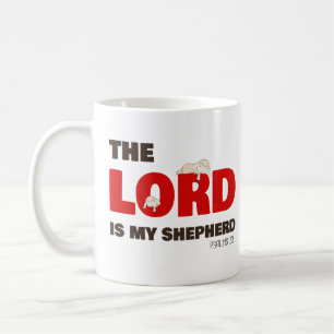 Caneca De Café O Senhor É Meu Pastor Salma 23 Fé Cristã