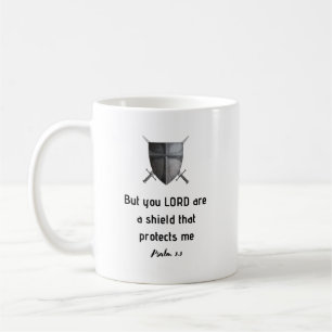 Caneca De Café O SENHOR é minha proteção versículo da bíblia cami