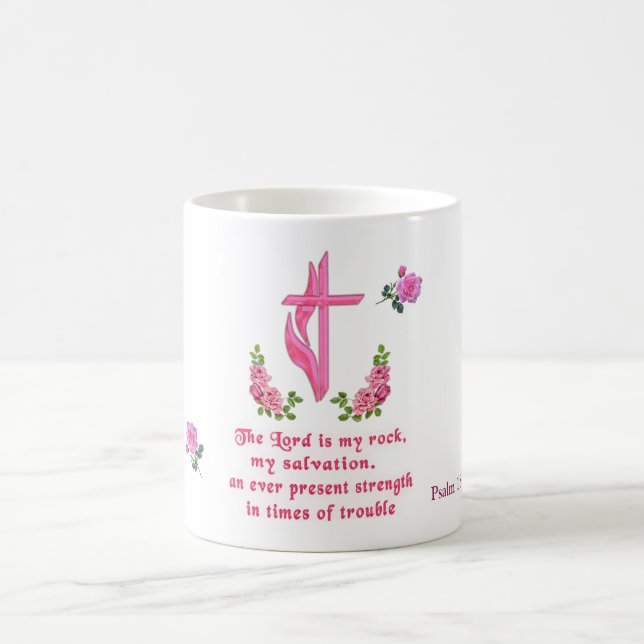 Caneca De Café O Senhor é minha rocha (Centro)