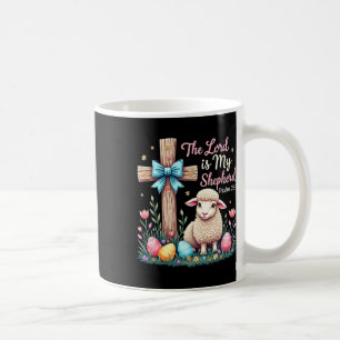 Caneca De Café O Senhor É O Meu Pastor Páscoa Christian Lamb East