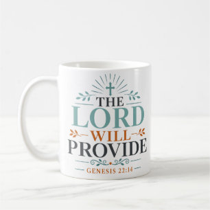 Caneca De Café O Senhor Proverá Citação Diária da Escritura