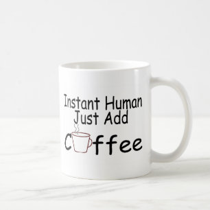 Caneca De Café O ser humano imediato apenas adiciona o café