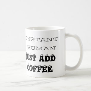 Caneca De Café O ser humano imediato, apenas adiciona o café,