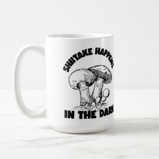 Caneca De Café O Shitake Acontece No Escuro